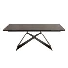 Széthúzható étkezőasztal Brock láva 180-260 cm