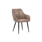 Stílusos szék Esmeralda szürkés bézs 