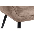 Stílusos szék Esmeralda szürkés bézs 