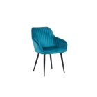 Stílusos szék Esmeralda türkizkék 
