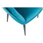 Stílusos szék Esmeralda türkizkék 