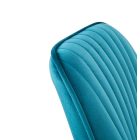 Stílusos szék Esmeralda türkizkék 