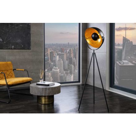 Design állólámpa STAGE 145 cm fekete arany