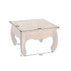 Dohányzóasztal Dust Antique 60cm mangó 