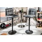 Stílusos bárszék Modern vintage szürke 