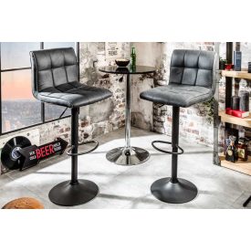 Stílusos bárszék Modern vintage szürke 
