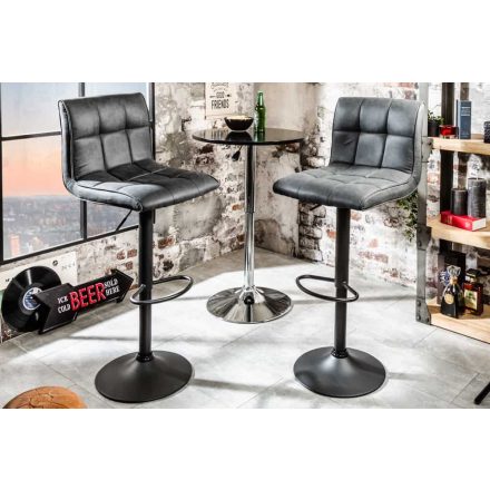 Stílusos bárszék Modern vintage szürke 