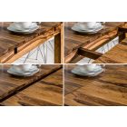 Széthúzható étkezőasztal masszív 160-240 cm Las Palmas