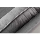 Nyitható kanapé Amiyah / 215 cm szürke bársony