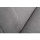 Nyitható kanapé Amiyah / 215 cm szürke bársony