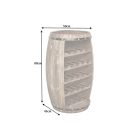 Bortató szekrény Reed 80 cm, natúr