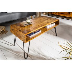 Stílusos dohányzóasztal Felix 100 cm, mangó 