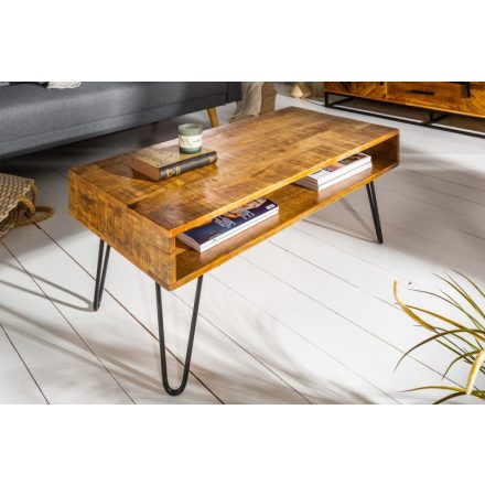 Stílusos dohányzóasztal Felix 100 cm, mangó 