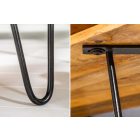 Stílusos dohányzóasztal Felix 100 cm, mangó 