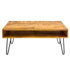 Stílusos dohányzóasztal Felix 100 cm, mangó 