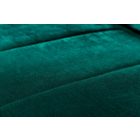 Nyitható kanapé Amiyah / 215 cm zöld bársony / arany 