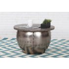 Stílusos dohányzóasztal Maurice, szürke