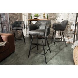 Stílusos bárszék Giuliana antik szürke