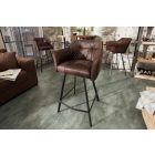 Stílusos bárszék Giuliana antik barna 