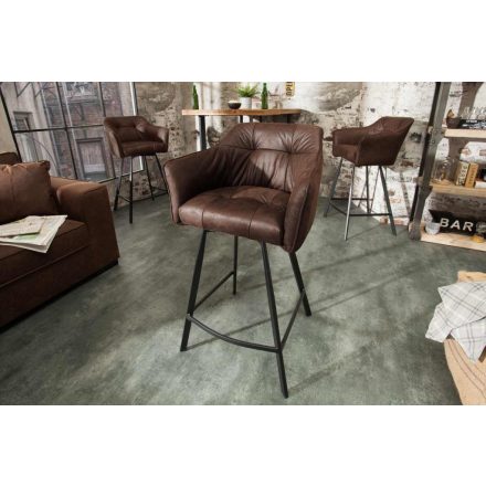 Stílusos bárszék Giuliana antik barna 