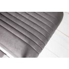 Szánkótalpas szék Boss kéztámlával vintage szürke