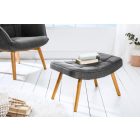 Stílusos lábtartó Sweden, szürke