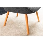 Stílusos fotel Sweden, szürke 