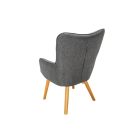 Stílusos fotel Sweden, szürke 