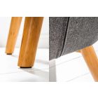 Stílusos fotel Sweden, szürke 