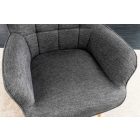 Stílusos fotel Sweden, szürke 