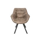 Stílusos szék Kiara szürkés barna, taupe