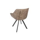 Stílusos szék Kiara szürkés barna, taupe