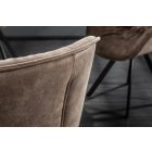 Stílusos szék Kiara szürkés barna, taupe