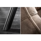 Stílusos szék Kiara szürkés barna, taupe