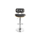 Stílusos bárszék Kadence fekete dió 