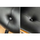 Stílusos bárszék Kadence fekete dió 