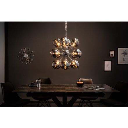 Stílusos függőlámpa Lilyana 72 cm ezüst 