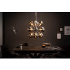 Stílusos függőlámpa Lilyana 72 cm ezüst 