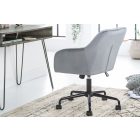 Stílusos irodai szék Kiara szürke bársony