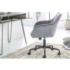 Stílusos irodai szék Kiara szürke bársony
