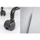 Stílusos irodai szék Kiara szürke bársony