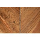 Dohányzóasztal szett Mauricio, ezüst / mangó