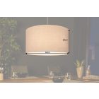 Függőlámpa Nash, 50 cm, natúr