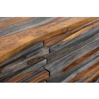 Luxus komód Lorenzo 160 - szürke - barna sheesham