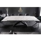 Széthúzható étkezőasztal Brock márvány 180-260 cm