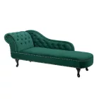 Heverő Chesterfield - zöld bársony