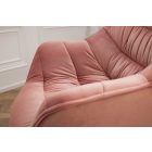 Stílusos szék Kiara rózsaszín bársony