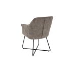 Design szék Giuliana vintage szürkésbarna taupe