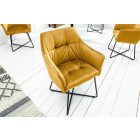 Design szék Giuliana mustársárga