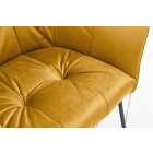 Design szék Giuliana mustársárga